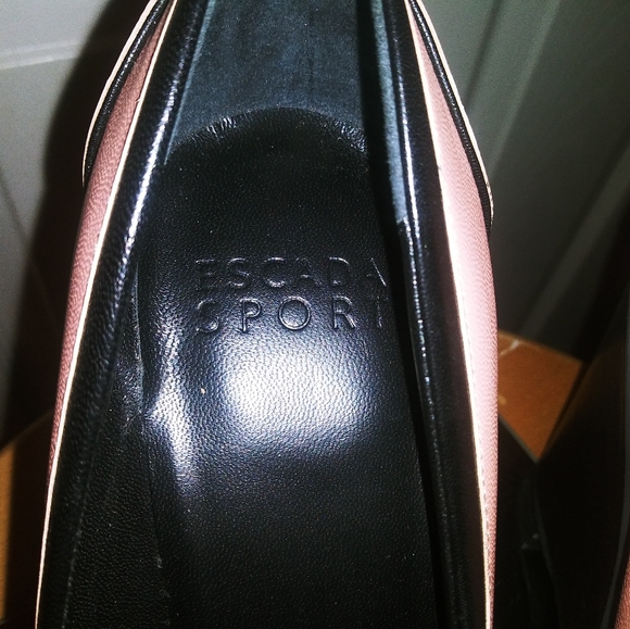 Escada sz7 wedge platform pumps never worn - Picture 10 of 10